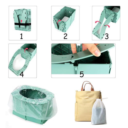 Foldable Portable Potty